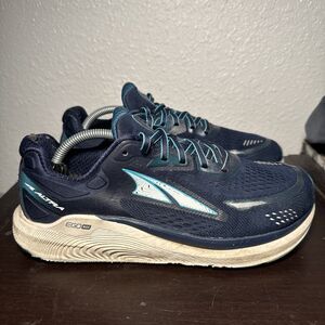 Altra Paradigm 6 Men's Size 8.5 Navy Blue Ego Max Guide Rail Road Running Shoes